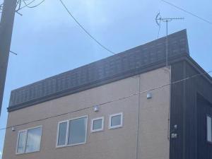 青森市　M様邸　雪庇ガード取付工事