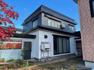 青森市　M様邸　外壁金属サイディングカバー工事､屋根塗装工事