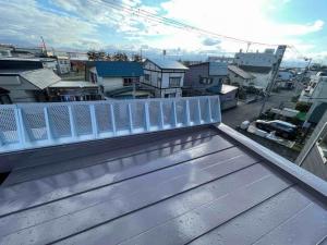 青森市　Y様邸　屋根塗装工事･雪庇ガード取付工事