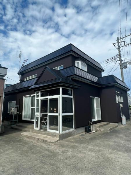 外壁金属サイディングカバー工事、屋根塗装工事